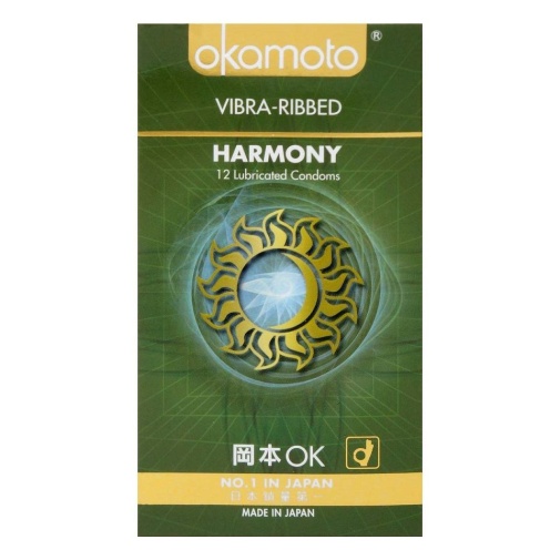 Okamoto - Harmony Vibra Ribbed 12's Pack photo