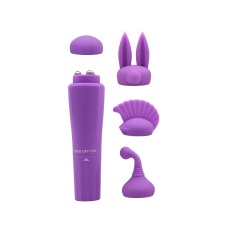 Chisa - Quadruple Sweet Mini Vibrator - Purple photo