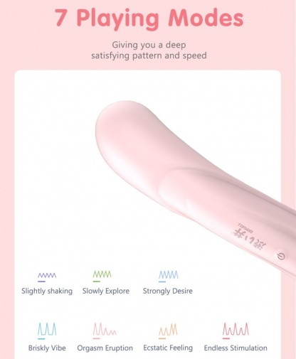 Drywell - Artificial Penis Vibe 震動假陽具 - 粉色 照片