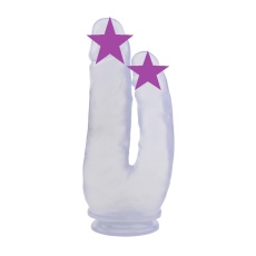 Chisa - 9.4" Double Dildo - Clear  photo