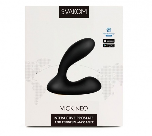 SVAKOM - Vick Neo 前列腺震動器 - 黑色 照片
